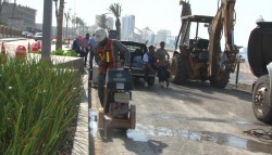 Lluvias retrasan obras de pavimentación
