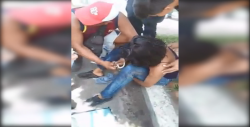 Propinan golpiza a joven que intentó sustraer a menor