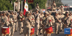 En Cajeme conmemoran con desfile cívico, 208 Aniversario de Independencia de México
