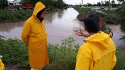 90 milímetros de lluvia inunda Los Mochis