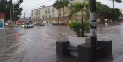 La CONAGUA estima que Los Mochis recibió 90 mm de lluvias en un corto tiempo