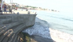 Se deteriora muro de contención de Playa Norte