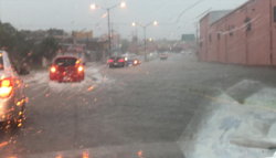 Intensas lluvias se registran en Culiacán