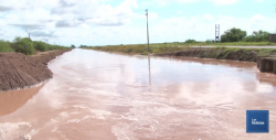 Mucha agua llevan los drenes en el Valle del Yaqui de Cajeme