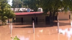 Ejido 5 de Mayo en Navolato con decenas de afectados por inundación