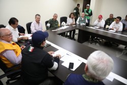 Visita Cienfuegos Los Mochis para evaluar daños por paso de la tormenta 19E