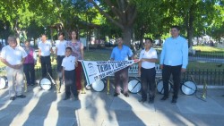 Entregan banda de guerra a cuatro escuelas de Ahome