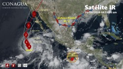 Tormentas y lluvias fuertes pronosticadas en Sinaloa: Meteorológico