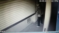 Roba cremería, es captado por cámaras de seguridad
