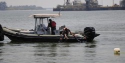 Tras las lluvias, sube nivel del agua del Río Coatzacoalcos, Veracruz