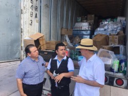 Llegan víveres de Mexicali y Calexico al municipio de Ahome
