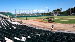 Supervisan el interior del estadio Emilio Ibarra
