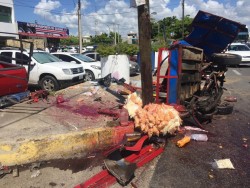 Aparatoso accidente sobre la Internacional deja un muerto