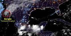 "Sergio" toca tierra en BCS; provocará tormentas en Sonora y Chihuahua