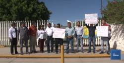 En Cajeme, maestros de ICATSON se manifiestan