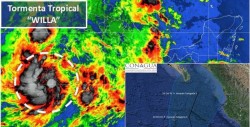 “Willa” evoluciona a huracán categoría 2 en aguas del Pacífico