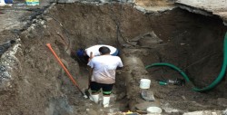 JAPAC realiza obras para cambiar tubo en colonia Centro