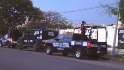 Golpeados aparecen las tres personas privadas de la libertad