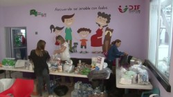 Buena respuesta ciudadana en centro de acopio del DIF