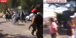 Golpean a reportero de televisa durante transmisión en vivo