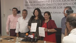 Firman convenio de colaboración ISEA y Seguro Popular