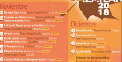 Anuncian programa de actividades para el Festival Cultural de Otoño