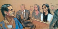 El juez rechaza petición de El Chapo para abrazar a su mujer antes de juicio
