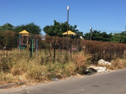 En el olvido el parque del fraccionamiento Villa verde