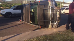 Accidente automovilístico en El Castillo