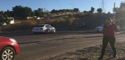 Peligro el transitar por el paseo de los ganaderos