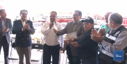 Entrega Alcalde 8 vehículos a Bomberos de Cajeme