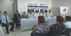 Lanzan campaña de operación de cataratas gratuitas