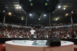 De forma inédita Quirino Ordaz rinde Segundo Informe de labores