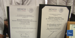 Reciben Ecojóvenes mención honorífica por acciones voluntarias 2018