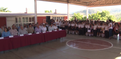 Escuela “Diana Laura Rojas de Colosio” celebra “Lunes Cívico”