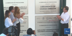 Tres libramientos y la Carretera Internacional, entregó EPN a los sonorenses