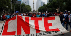 CNTE anuncia marcha para el primero de diciembre en la CDMX