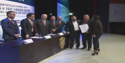 Entrega de certificaciones ISO en la UAS