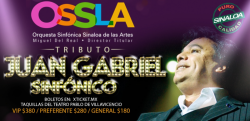 Se pospone el concierto  Juan Gabriel Sinfónico