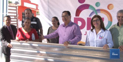 Alcalde de Cajeme entregó apoyos de FONDEN