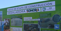 Colocan la primera piedra de la Desaladora de Agua en Sonora