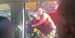 VIDEO: Esto le dijo un ciclista tras librar seguridad de AMLO