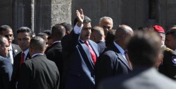 Maduro llega a Palacio Nacional en mitad de gran polémica por visita a México