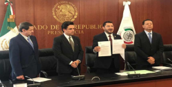 Senado recibe iniciativa para eliminar fuero presidencial