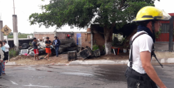 Se incendia almacén de artículos electrodomésticos