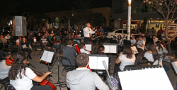 La banda sinfónica tocará a la navidad