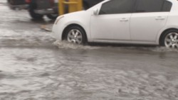Lluvia deja encharchamientos