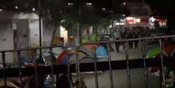 Así pasaron la noche los peregrinos en la Basílica de Guadalupe, CDMX