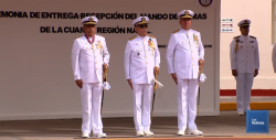 Se dio el cambio de Mando de Armas de la Cuarta Región Naval