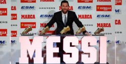 Messi superó a CR7; recibió su quinta Bota de Oro